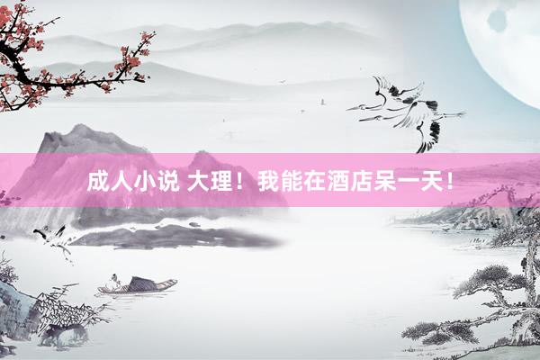 成人小说 大理!我能在酒店呆一天!
